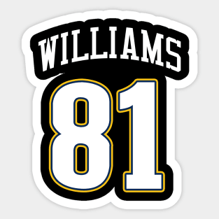 Williams - Chargers Sticker